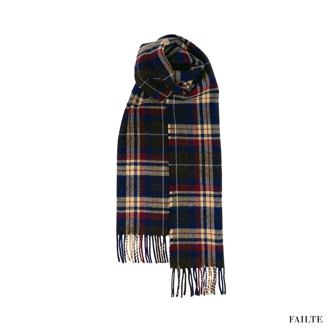 Muted Tartan Lambswool Scarf