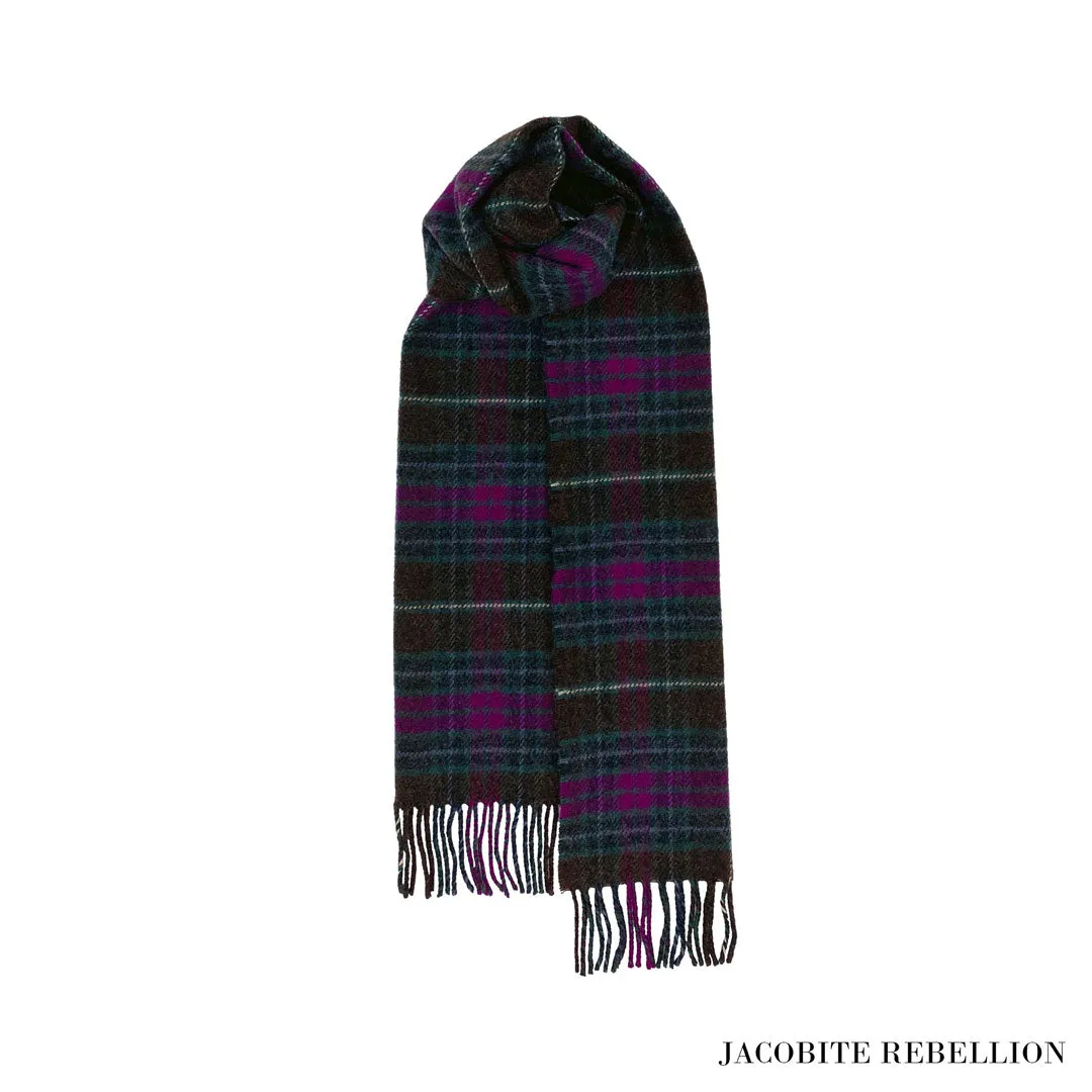 Muted Tartan Lambswool Scarf
