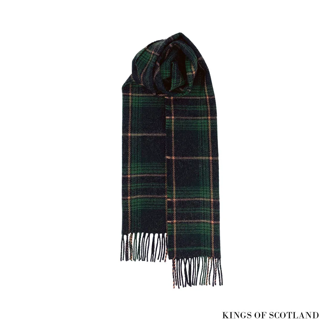 Muted Tartan Lambswool Scarf