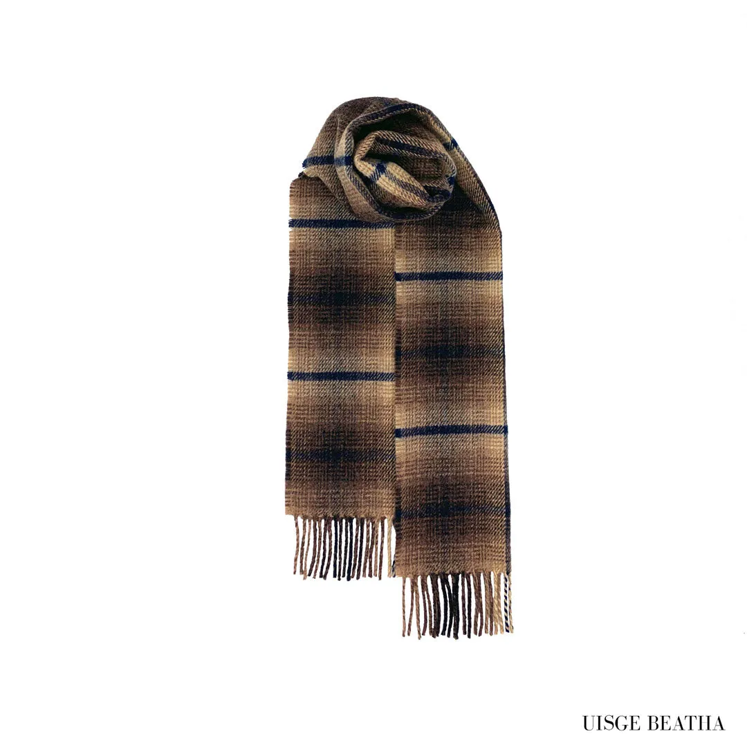 Muted Tartan Lambswool Scarf