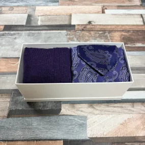 Purple Paisley Boxed Gift Set