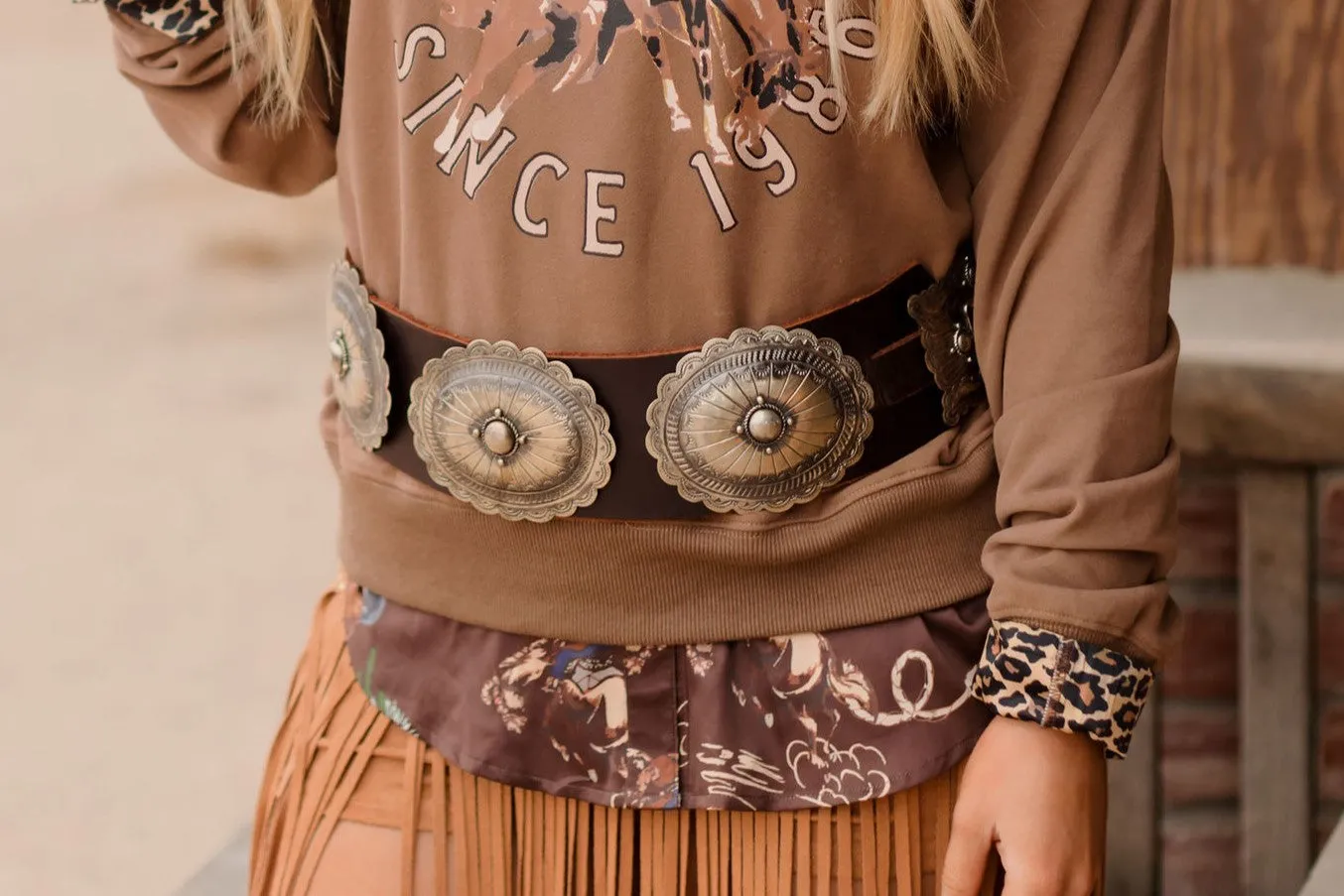 Silver Marvel Concho Belt