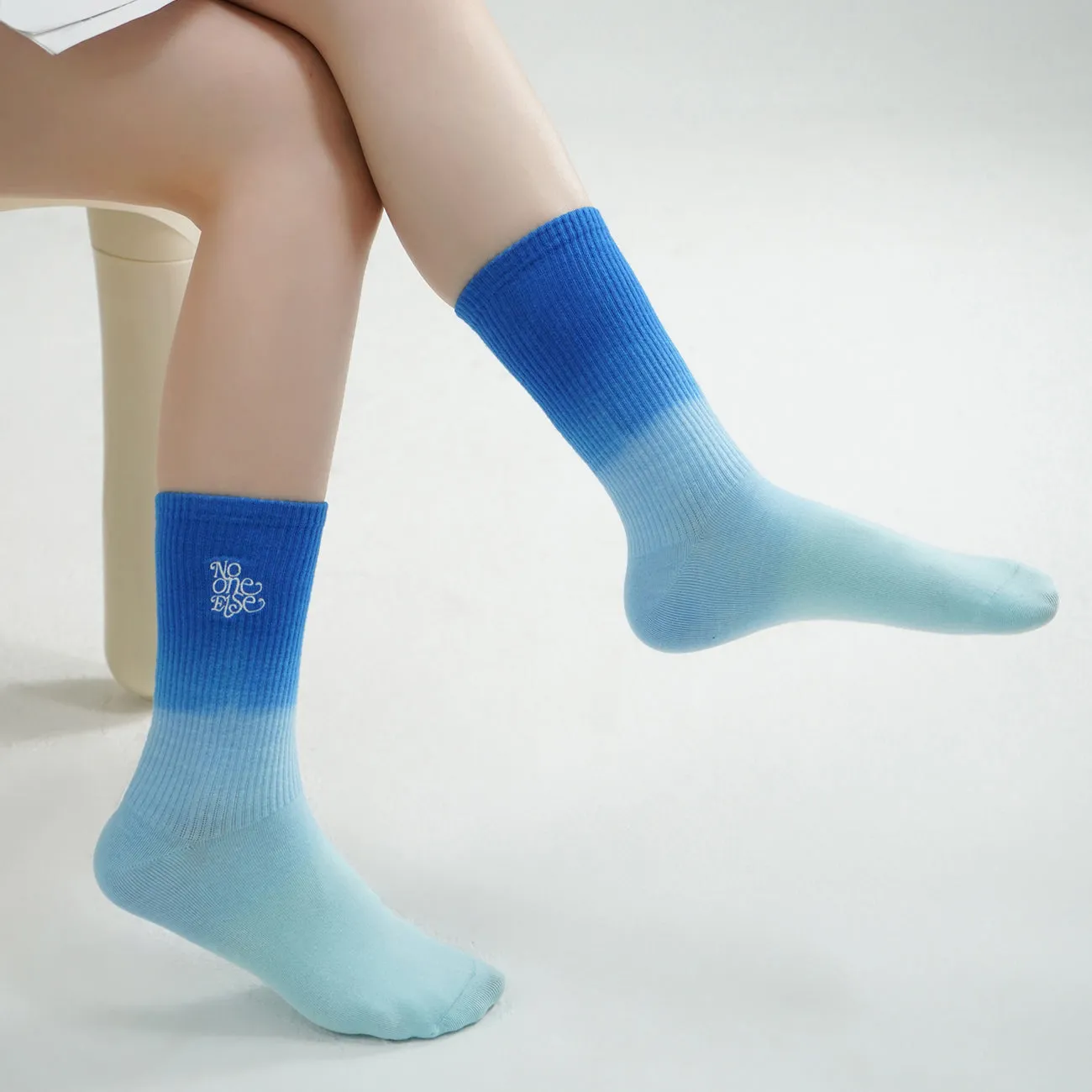 Sky Gradient High Socks