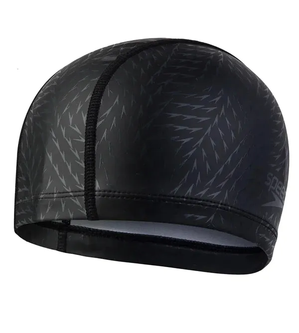 Speedo Unisex Adult Boom Ultra Pace Swim Caps (Grey/ Black)