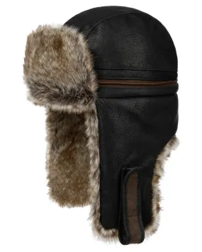 Stetson Cowhide Bomber Aviator Hat