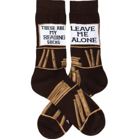 The Bullish Store Unisex These Are My Reading Novelty Socks