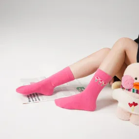 Triple Flowers Logo High Socks