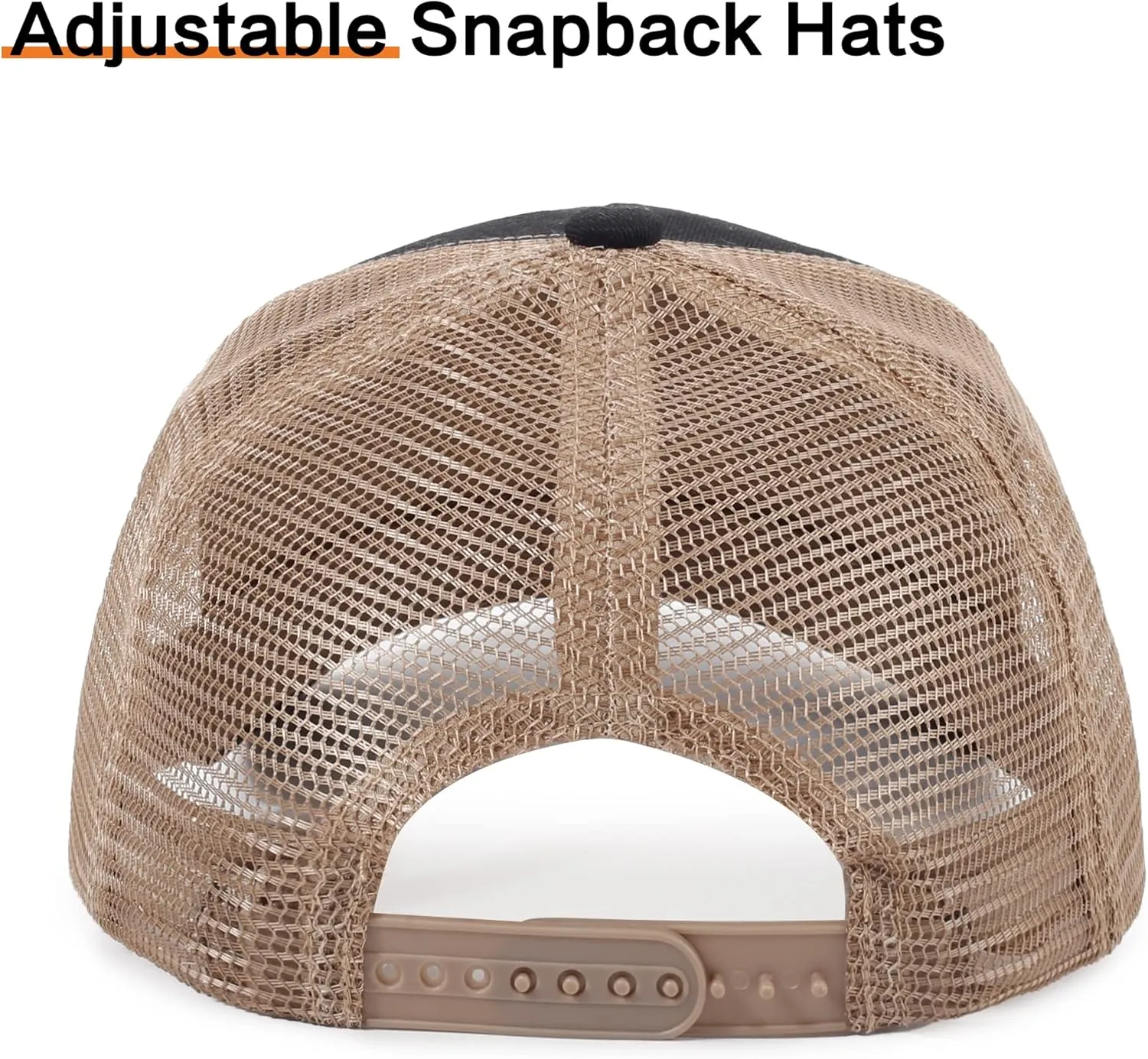Trucker Hat Men Animal Snapback Hats Adjustable Embroidered Baseball Cap Mesh Breathable Square Patch Women Caps