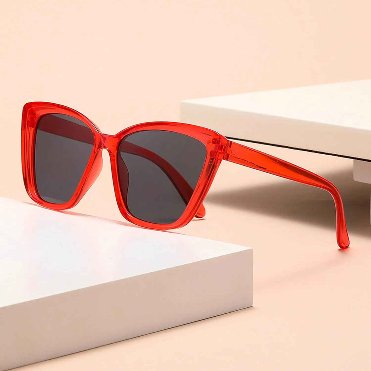 Vintage Cat Eye Sunglasses Women Square Small Frame Sun Glasses Female Retro Shades Fashion Ladies Leopard Sunglasses