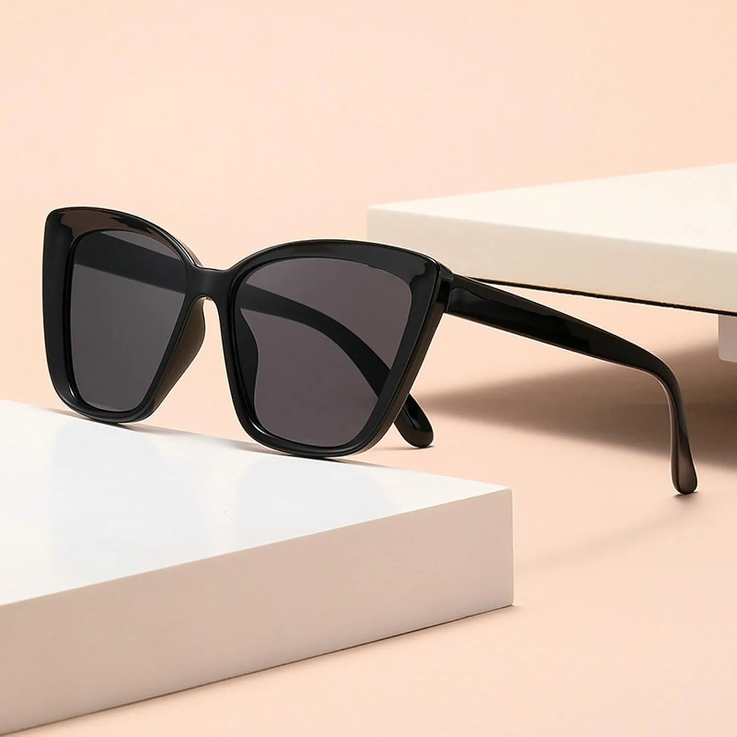 Vintage Cat Eye Sunglasses Women Square Small Frame Sun Glasses Female Retro Shades Fashion Ladies Leopard Sunglasses