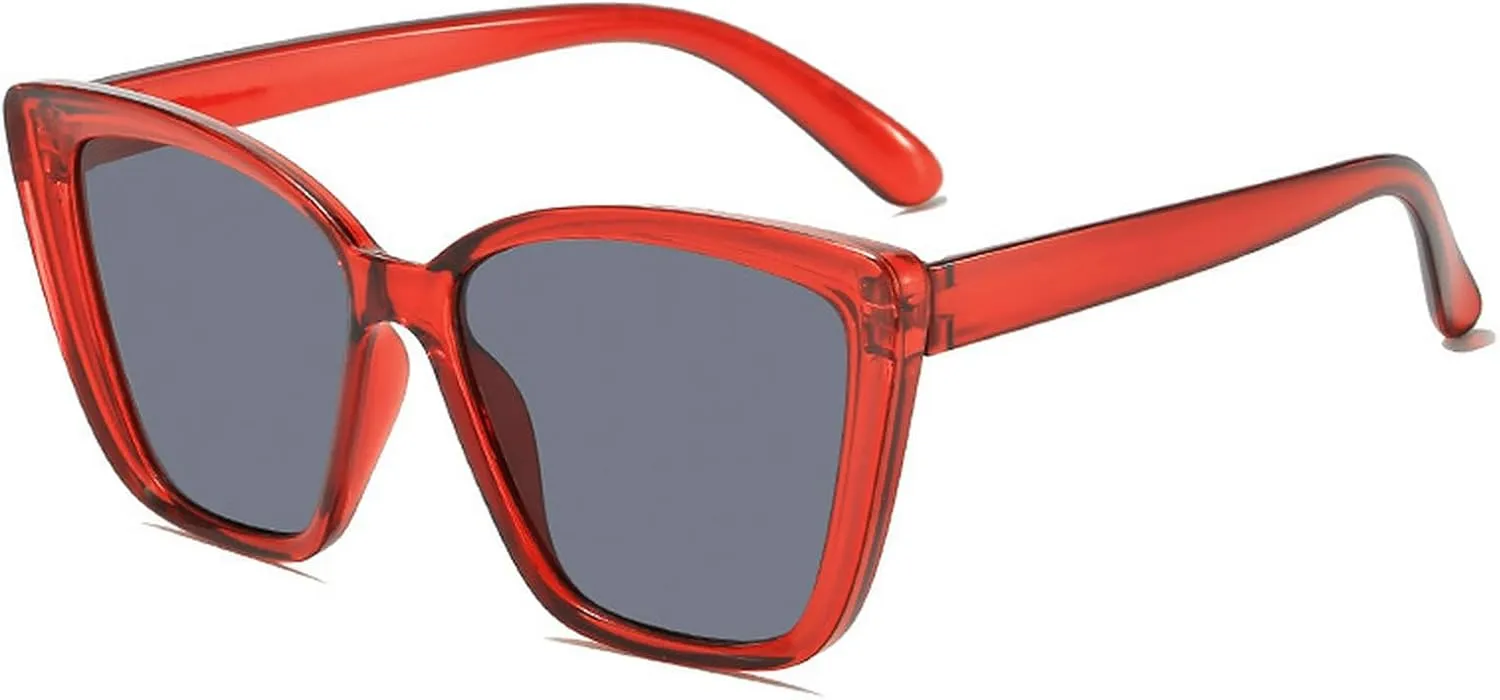 Vintage Cat Eye Sunglasses Women Square Small Frame Sun Glasses Female Retro Shades Fashion Ladies Leopard Sunglasses