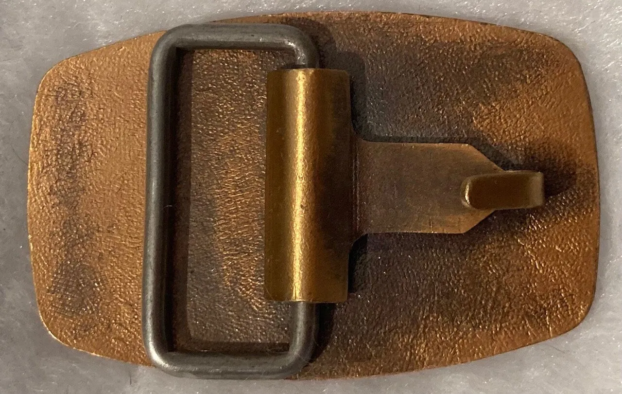 Vintage Metal Belt Buckle, Kuster Subsurface Instruments, Drilling, Smaller Size, Quality, Heavy Duty, Fashion, Belts, Fun, Made in USA