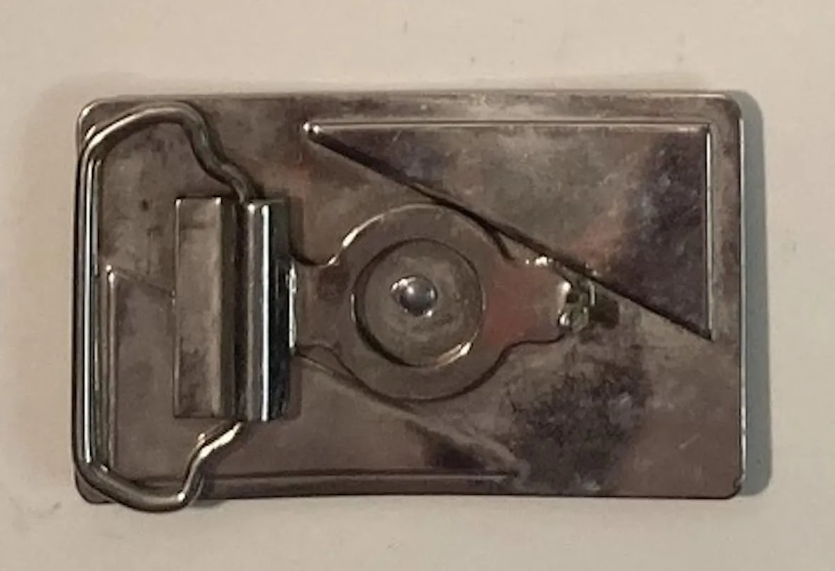 Vintage Metal Belt Buckle,Sunset Trails, Heavy Duty, Quality, Made in USA, For Belts, Fashion