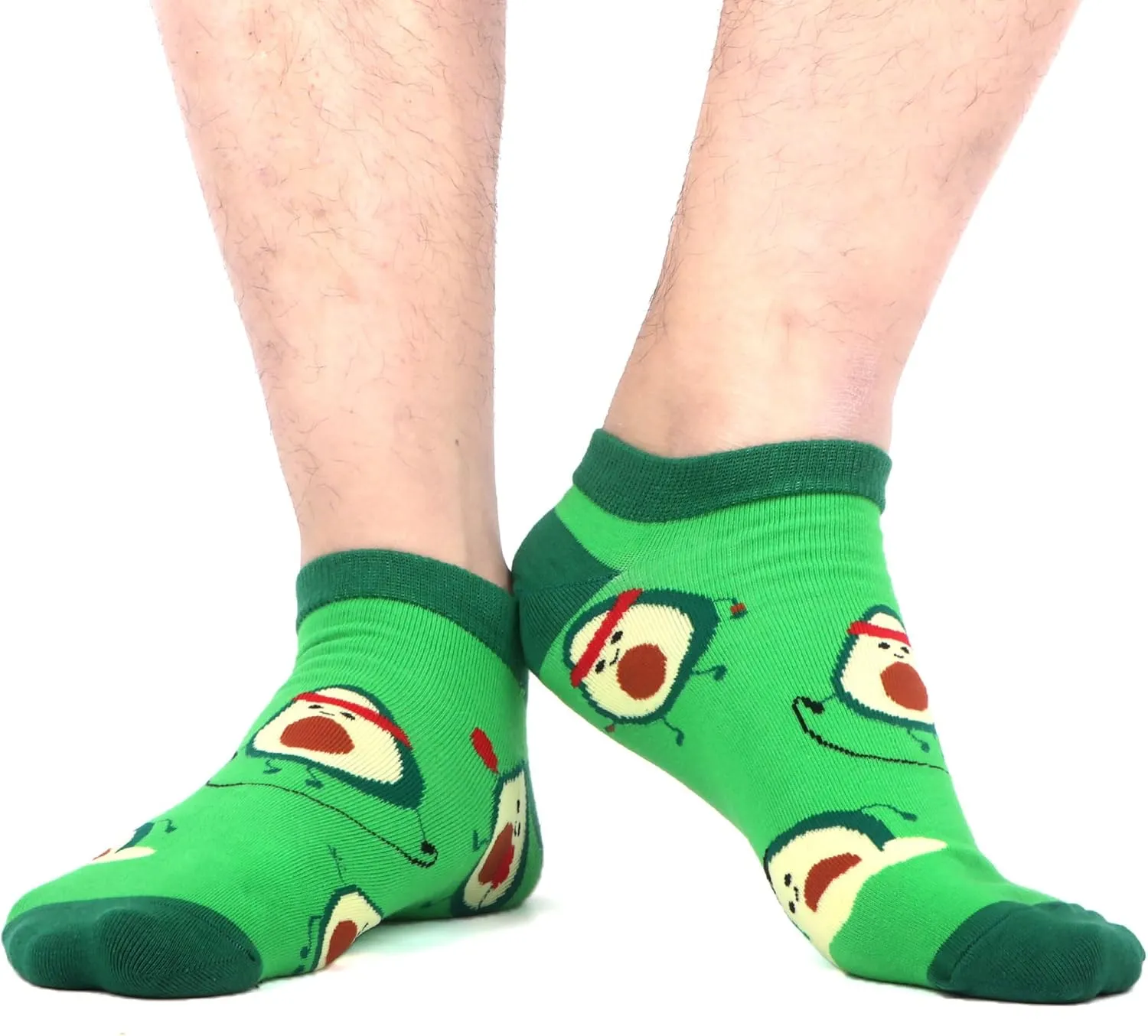WeciBor 48 Pairs Colorful Funny Novelty Pattern Ankle Socks for Men Women Random Bulk