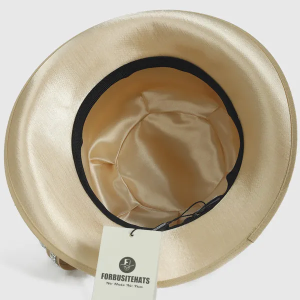 Women Church Dress Hats with Rhinestones SD716