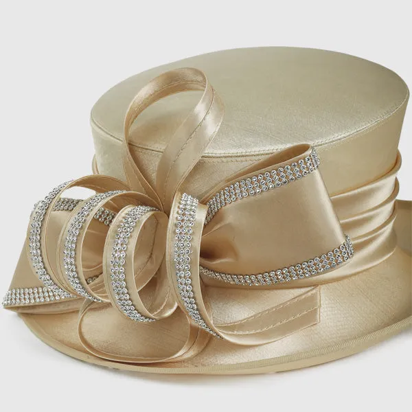 Women Church Dress Hats with Rhinestones SD716