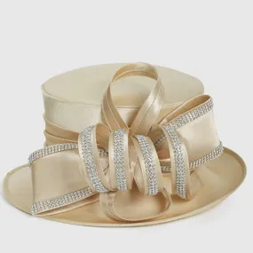 Women Church Dress Hats with Rhinestones SD716
